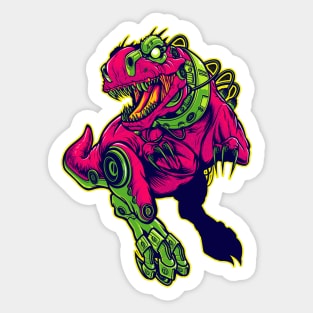 Graffiti 5 ( pink dinasour ) Sticker